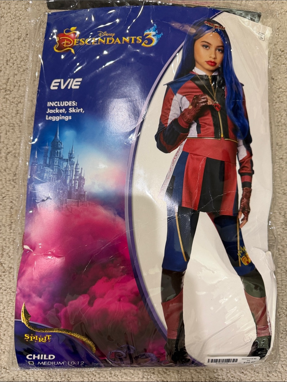 Spirit Disney Descendants 3 Evie Costume in Blue and Red
